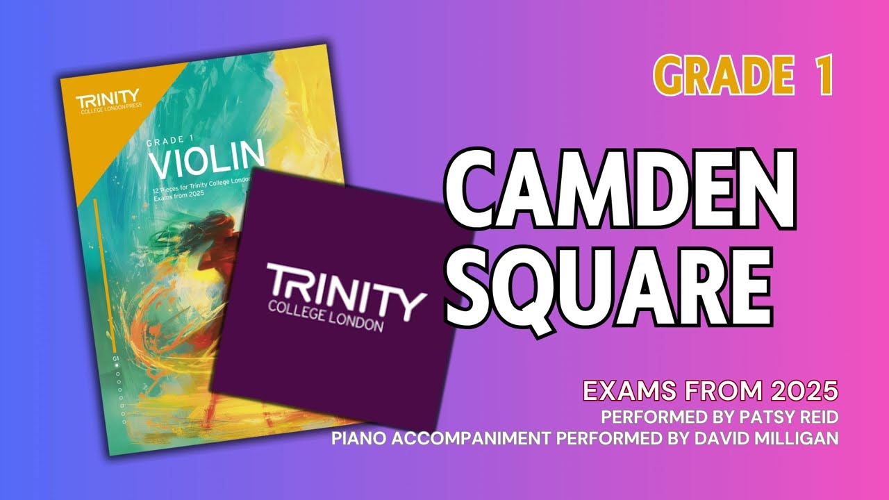 Camden Square Julian Ferraretto | Play Along | Trinity College London Grade 1 Violin Exams from 2025