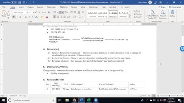 SYS-045 Returned Materials Authorization Procedure