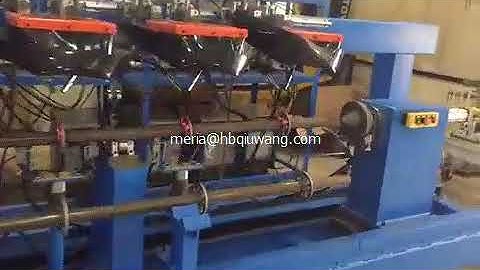 Automatic vertical scaffolding welding machine