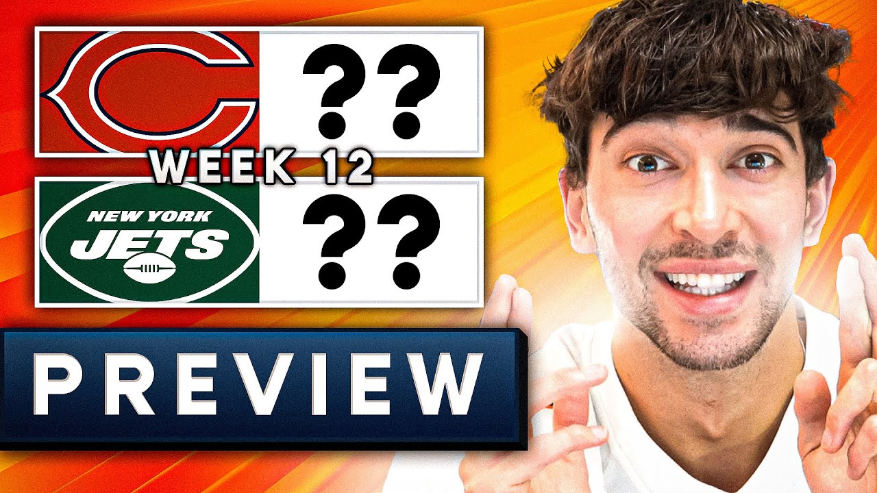 Chicago Bears vs New York Jets Week 12 Prediction & Preview!