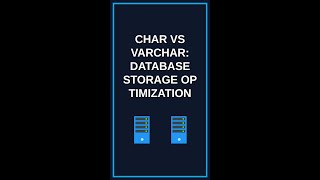 CHAR vs VARCHAR: Database Storage Optimization #Shorts