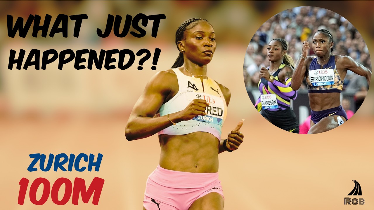 Julien Alfred Just Took Something From Melissa Jefferson-Wooden... || HONESTY on the Zurich 100M