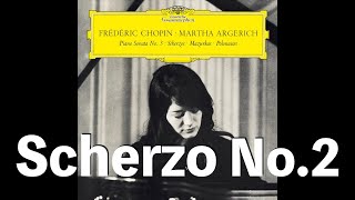⭐️ 高音質 ⭐️ Chopin - Scherzo No.2 (Argerich) ⭐️ ショパン