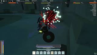 Trying to kill the enforcer with the begginer sword (Deepwoken)