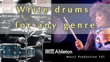 Write drums for any genre in Ableton Live // A beginner