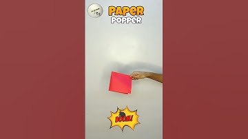 Loudest Paper B*mb 💥💣, Homemade Paper Popper Tutorial , How To Make Paper Bomb #shorts #craft