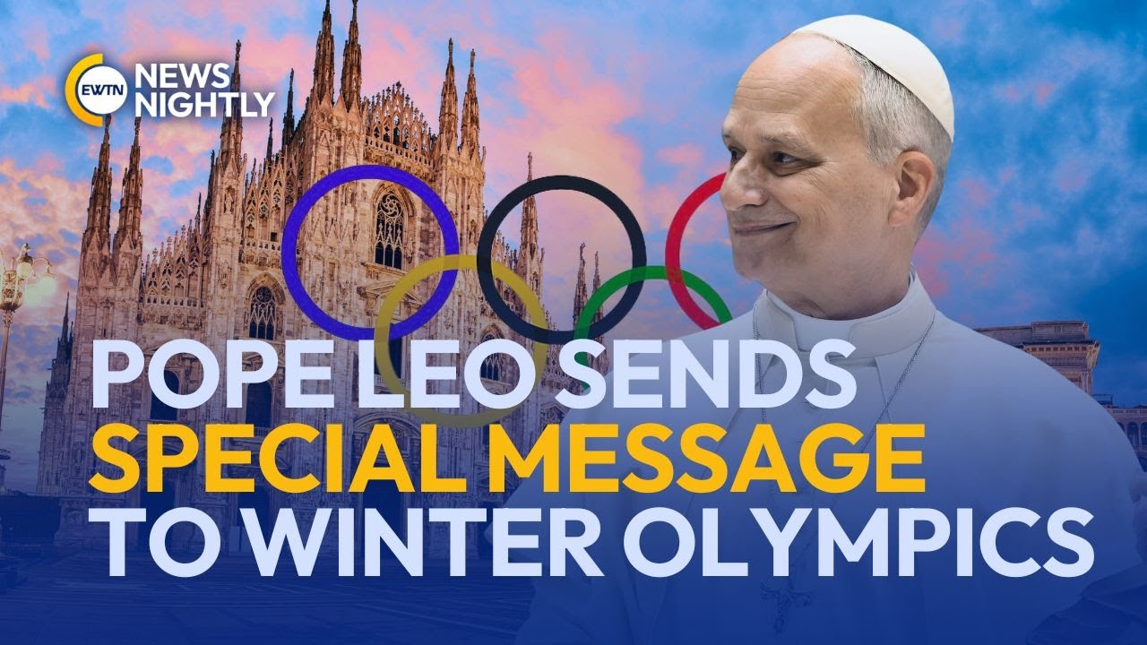 Pope Leo Sends Special Message as Winter Olympics Open in Milan | EWTN News Nightly