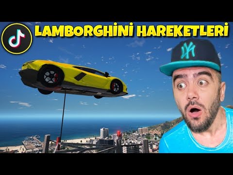 100% IMKANSIZ LAMBORGHINI TIKTOK HAREKETLERINI YAPTIM - GTA 5 MODS