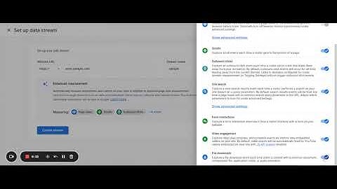 How to set up Data Stream in Google Analytics?
