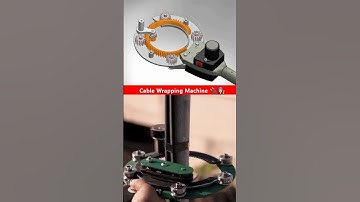 Cable wrapping machine 🔌👩‍🔧 #mechanical #engineering #animation #3d #cad 🔥