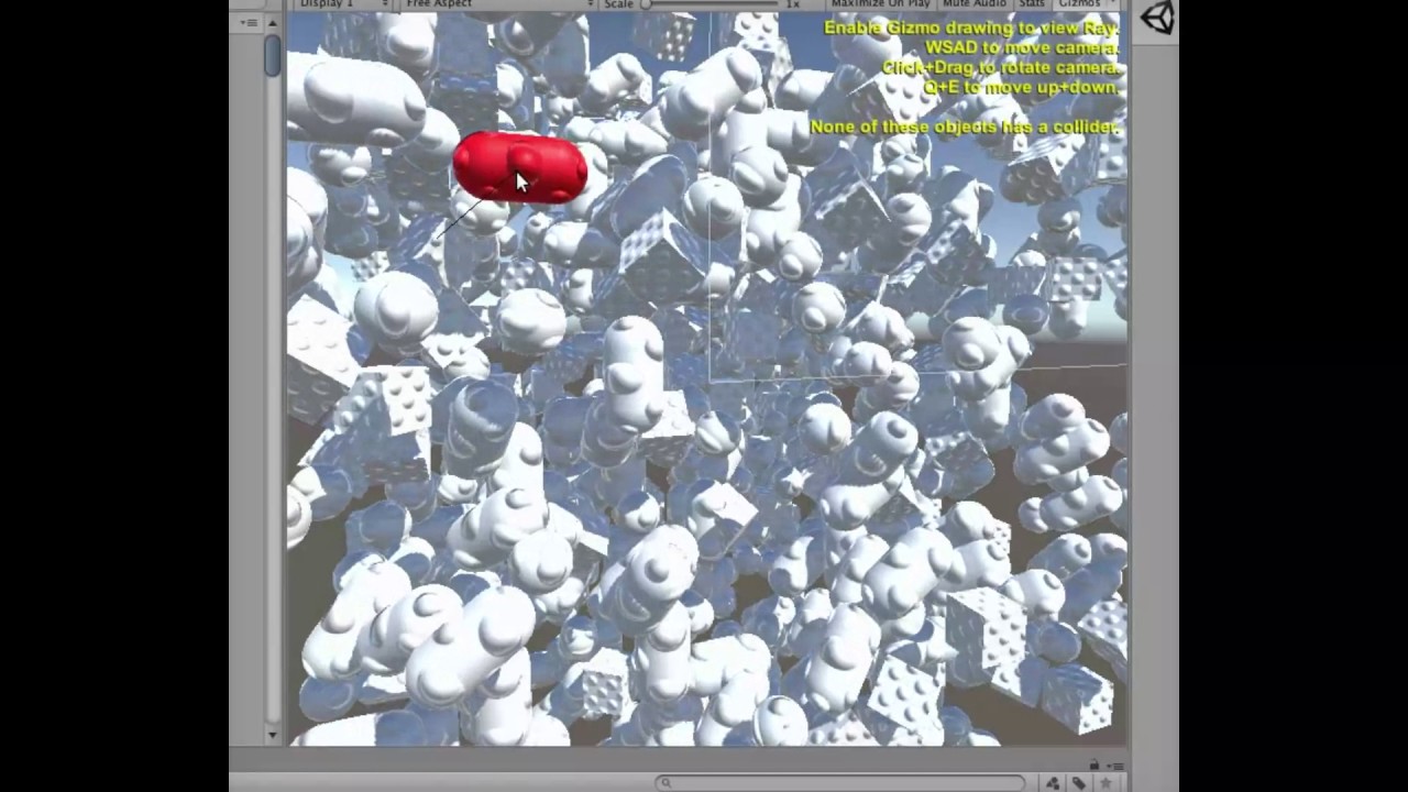 Super Raycast - Multi object hit test. - YouTube