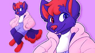 Pepsi : furry OC Speedpaint : gift :
