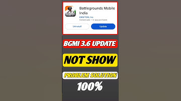BGMI 3.6 UPDATE PLAY STORE NOT SHOW 100% PROBLEM SOLUTION #bgmi #pubg #gaming #shorts