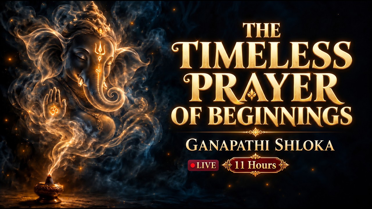 Ganapathi Shloka 11 Hours LIVE | Extended Ganapathi Chanting for Full-Day Devotion live session