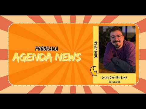 Agenda News : Lucas Castilho Lock conta histórias que viram tatuagem