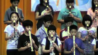 10_1000513臺中市文心國小高年級直笛發表會六年五班_月亮代表我的心