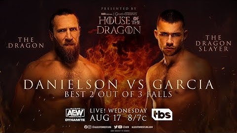 Bryan Danielson vs Daniel Garcia | 2 Out of 3 Falls | AEW Dynamite House Of The Dragon 2022