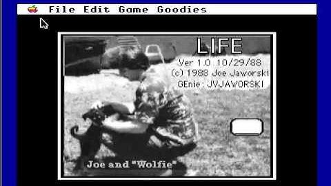 APPLE IIGS THREE LIFE GAMES COLLECTION AUTOMATA LIPHE 816 FROM CDROM GEM Generous Efforts of Many Pr