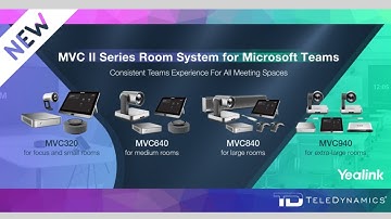 Yealink MVC II Series of Microsoft Teams Room Systems