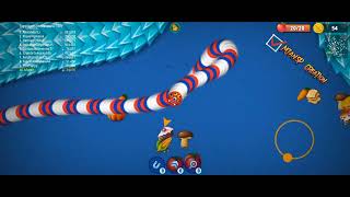 Worm Zone / Snake game // Played by MJANSP Creation // Had fun //Biggest worm got me screenshot 2