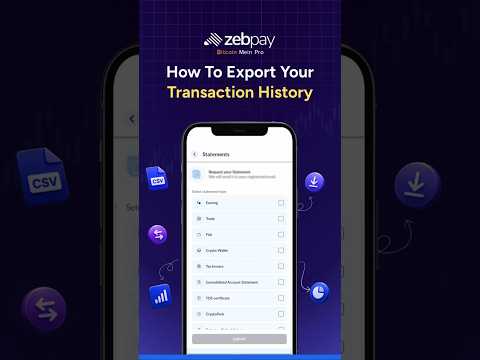 How to Export Your ZebPay Transaction History for Tax Filing
