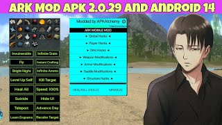 ARK Mobile Mod Apk 2.0.29 💯 Android 14 + God Console 🔥 Unlimited Amber Free 2.0.29 ARK
