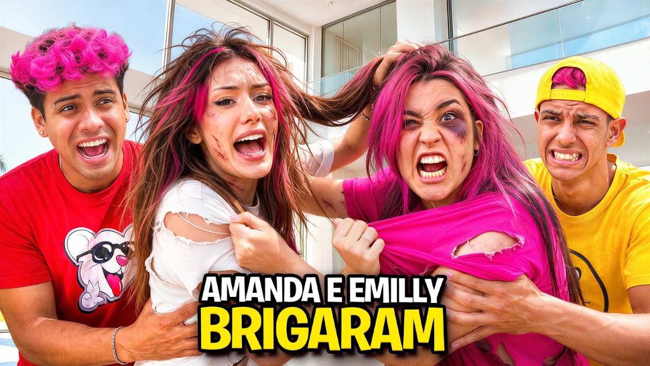 A EMILLY E A AMANDA BRIGARAM *ela expulsou a Amanda?