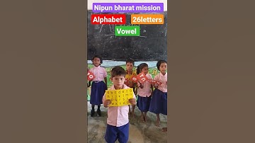 Activity : NIPUN BHARAT MISSION #shorts #alphabet #gatividhi #nipunbharat #primaryschool #school