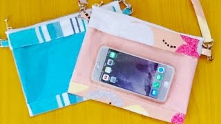 スマホポシェットの作り方★けーことん