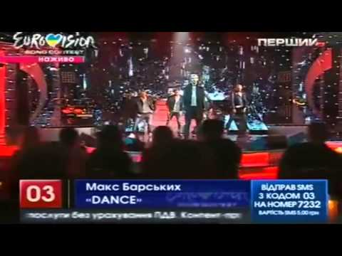 Max Barskih - Dance Eurovision 2012 Ukraine Live Hd