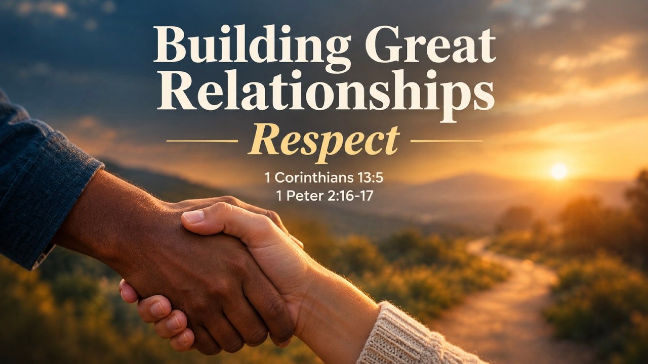 Sermon 9-20-2026 “Building Great Relationships: Respect!” 1 Corinthians 13:4-7; 1 Peter 2:16-17