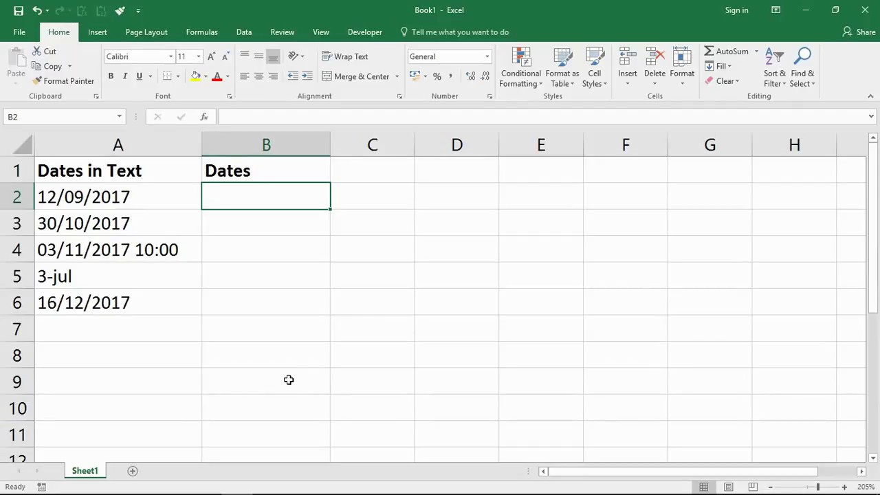 แปลง ข้อความ เป็น วัน ที่ excel  2022 Update  Excel DATEVALUE Function - Convert Text to Date