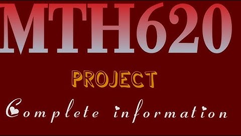 How we make group of MTH620 project