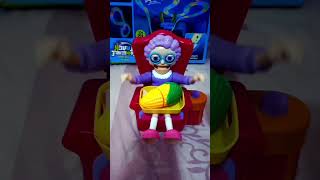 Granny Squeezing Her Body Excited To Eat A Sweetcorn