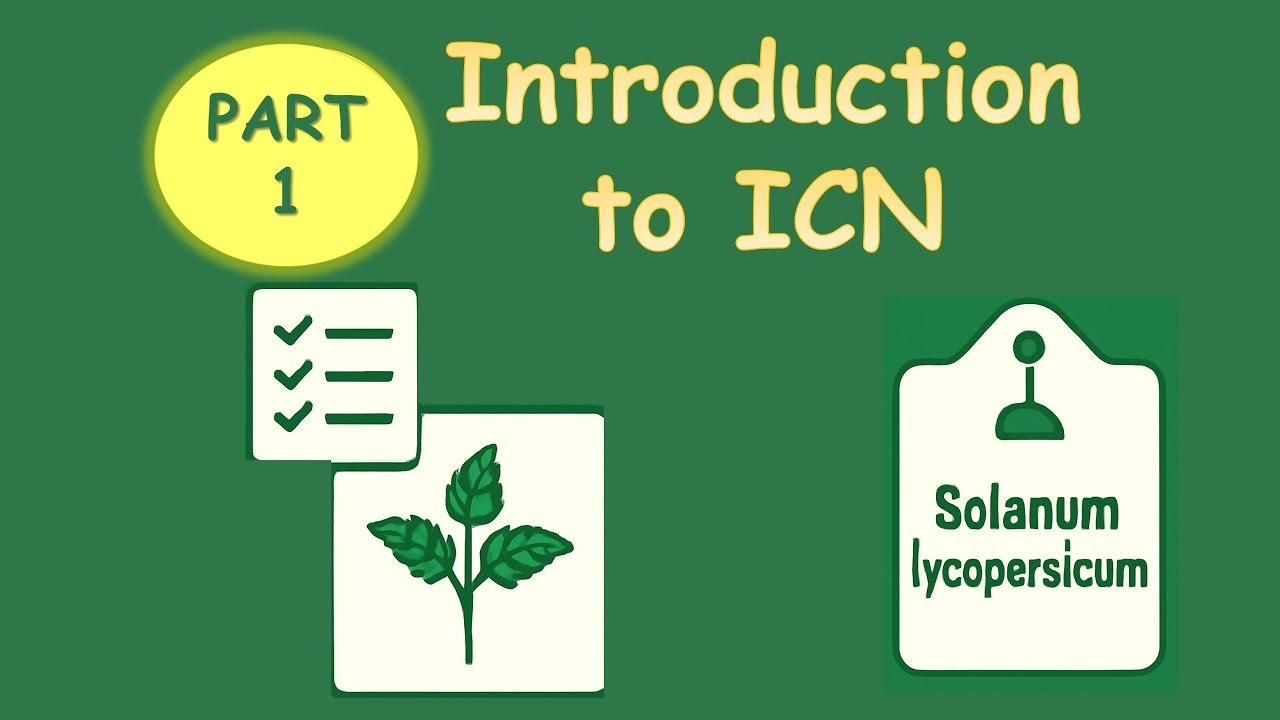 Botanical Nomenclature  Principles and Rules | ICN | Part 1