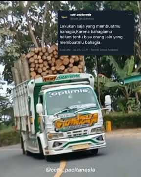 Story wa truk muat kayu 30_detik