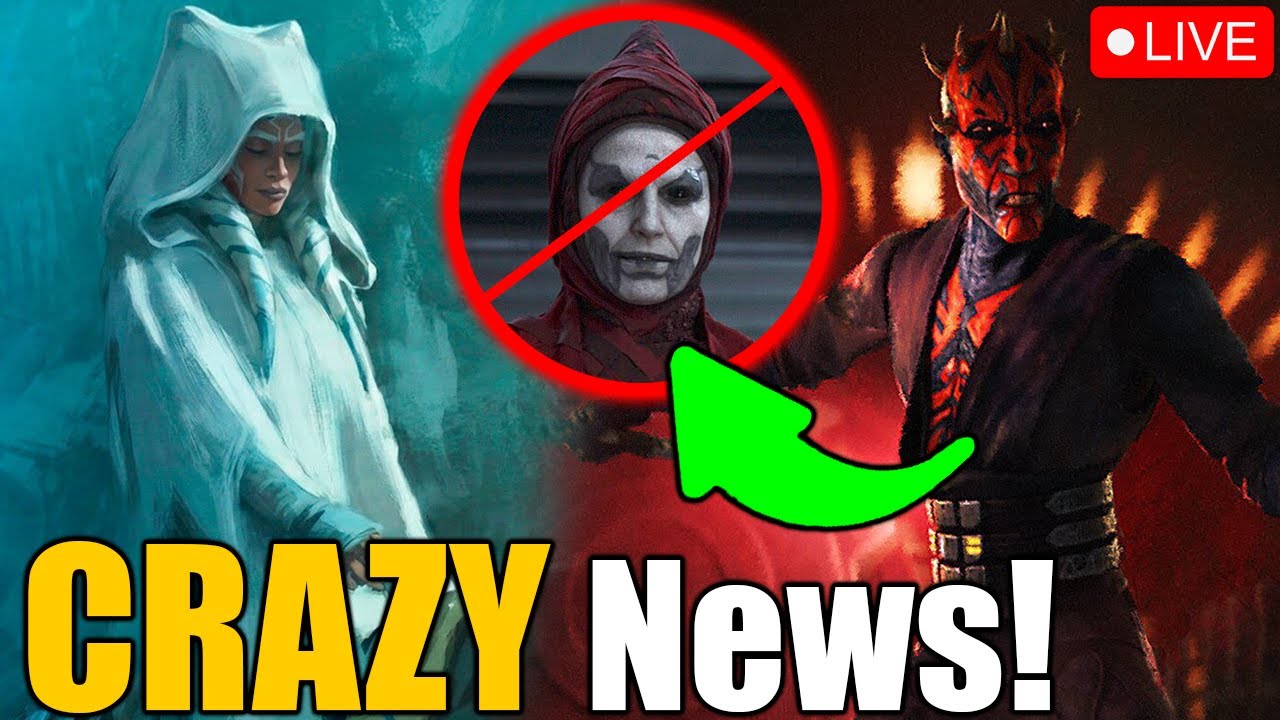 Ahsoka Season 2 BAD News? Maul TRAILER Soon? Mando & Grogu NEW Trailer! (& More News) - LIVE!