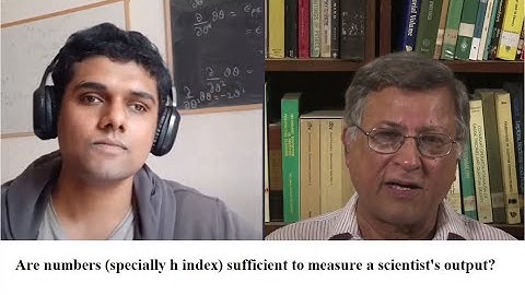 [Urdu/Hindi] Dr. Hoodbhoy talks about uselessness of h-index