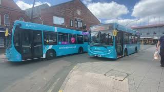 Buses at Wrexham Bus Station