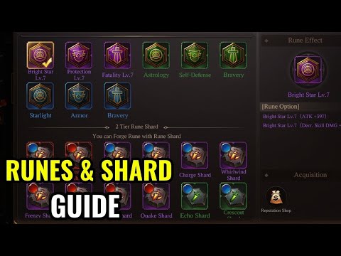 MU: Dark Epoch Rune and Shard Progression Guide