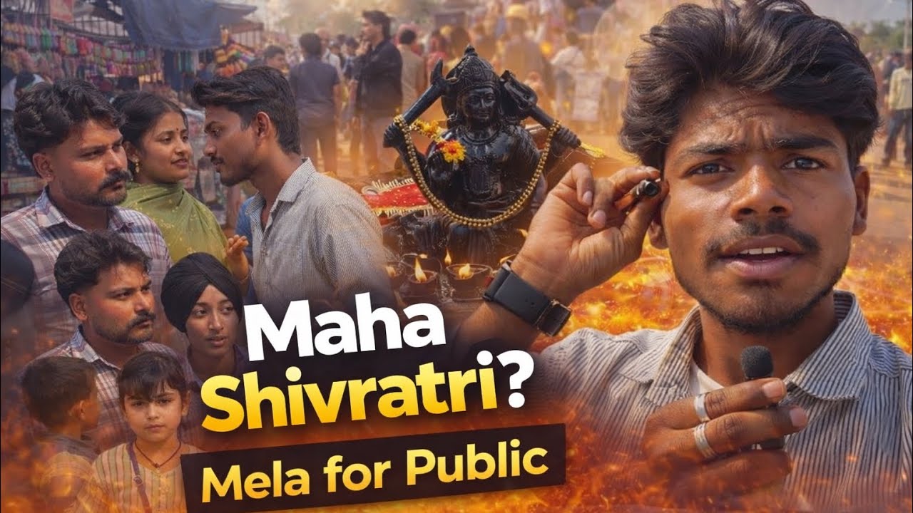 🙏 महा शिवरात्रि मेला में  ये क़्या हों गया😱 #MahaShivratri2026  #ShivratriMela  #HarHarMahadev  