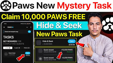 Paws New Mystery Task | Paws Hide & Seek Task | Paws new mystery quest | Mystery quest not Showing