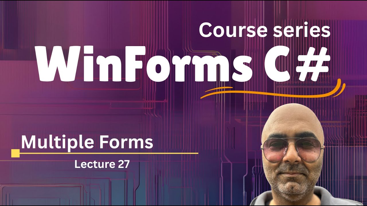 Multiple Forms in Windows Forms | WinForms Tutorial for Beginners - YouTube