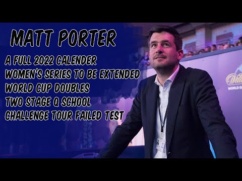 MATT PORTER | A FULL 2022 CALENDAR - THAT CHALLENGE TOUR FAILED TEST - WORLD CUP DOUBLES - Q SCHOOL