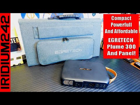 Smaller Power Stations Rock! EGRETECH Plume 300 And Panel!