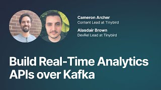 Build Real-Time Analytics APIs over Kafka