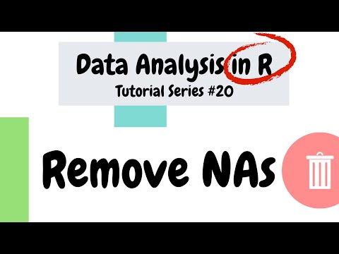 How to remove NA in R (Data Analysis Basics in R #20)