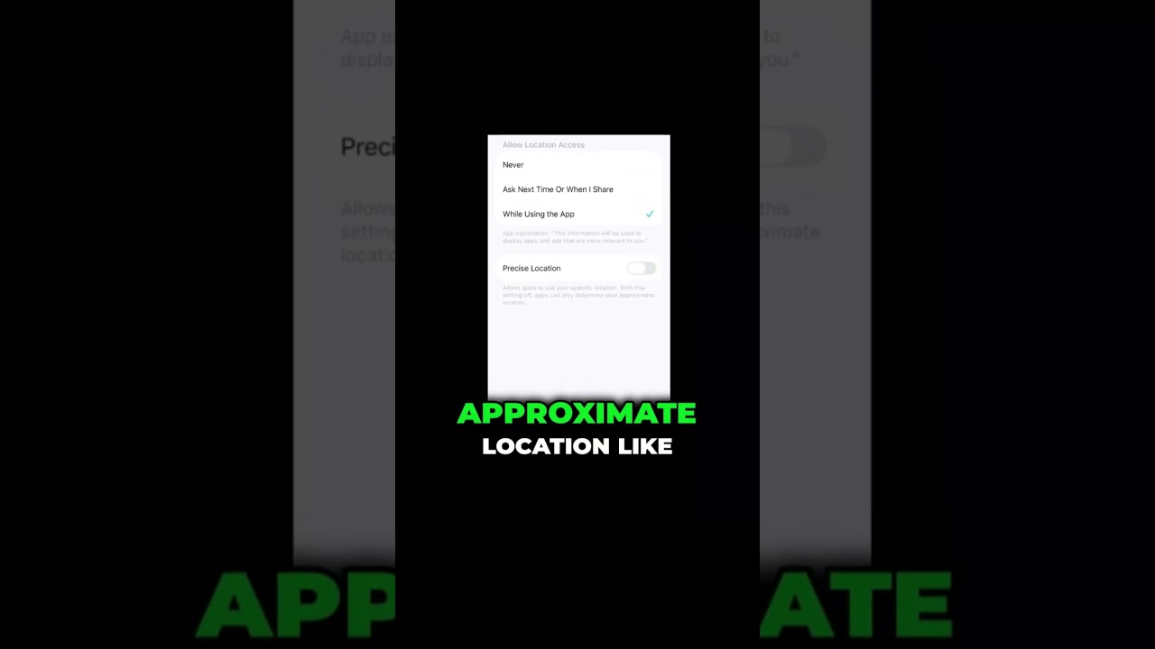 Запретите приложениям отслеживать ваш адрес