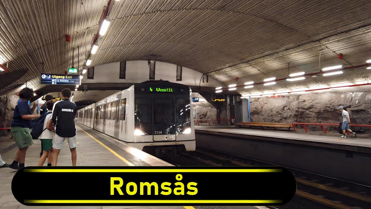 Metro Station Romsås - Oslo 🇳🇴 - Walkthrough 🚶