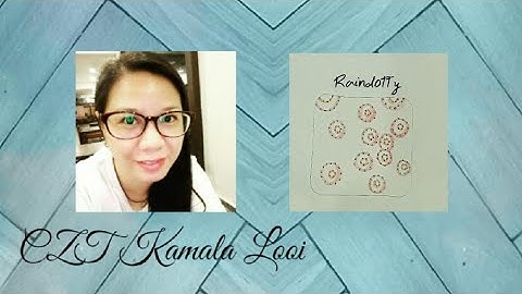 How To Draw Tanglepattern Raindotty